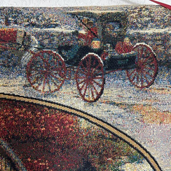 Thomas Kinkade Wall Hanging Tapestry Country Memories Song of Solomon Horses Rod - Picture 11 of 11